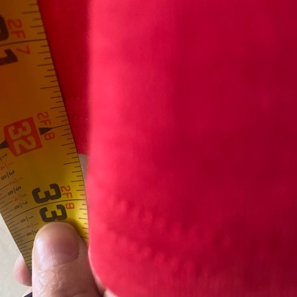 Quacker Factory Red Rhinestone Half Sleeve Tunic Top Women’s Plus Size 1X - Picture 6 of 8